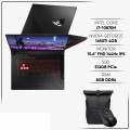 Laptop Asus ROG Strix G512-IHN281T (15.6 inch FHD | i7 10870H | GTX 1650Ti | RAM 8GB | SSD 512GB | WIN 10 | Black)