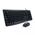 Bộ bàn phím chuột Logitech MK200 Media Core (Black)
