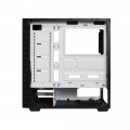 Vỏ case NEXUS M (Mini Tower/Tempered Glass/Black & White)+3 fan
