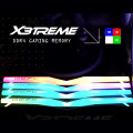 RAM Desktop OCPC X3TREME Aura RGB C16 8GB (8GBx1) DDR4 3200Mhz Black
