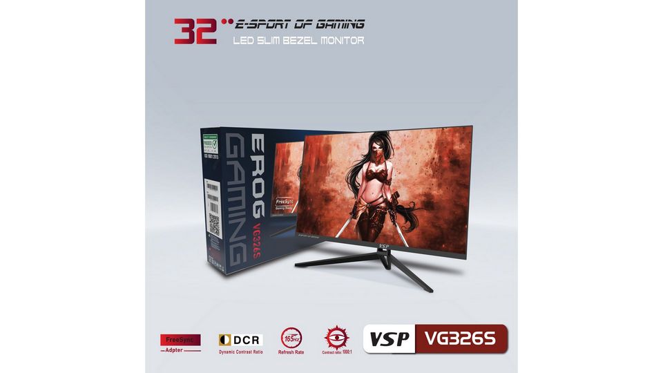 Màn hình VSP Esport Gaming VG326S (32 inch | FHD | 165Hz )