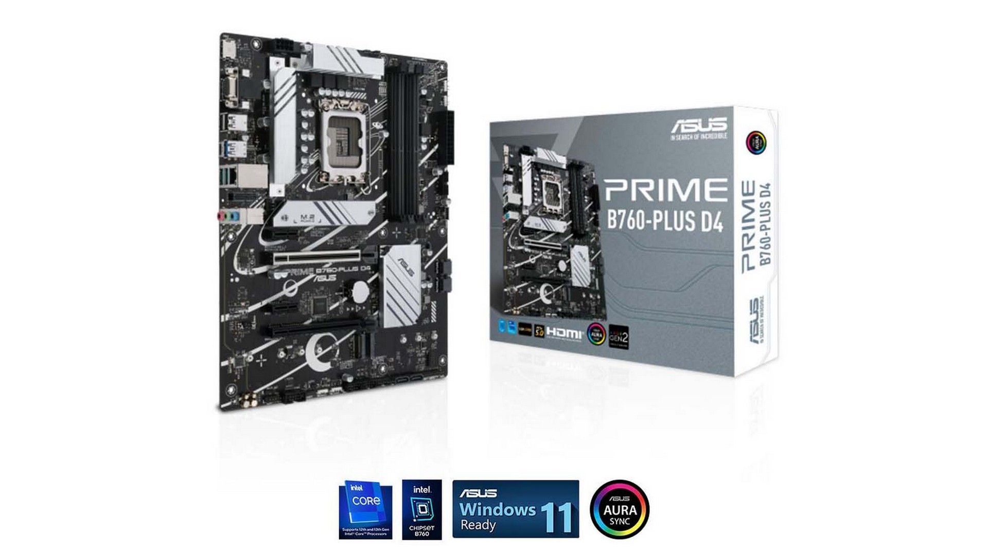 Mainboard ASUS PRIME B760-PLUS D4 (LGA 1700 | ATX | 4 khe RAM DDR4)