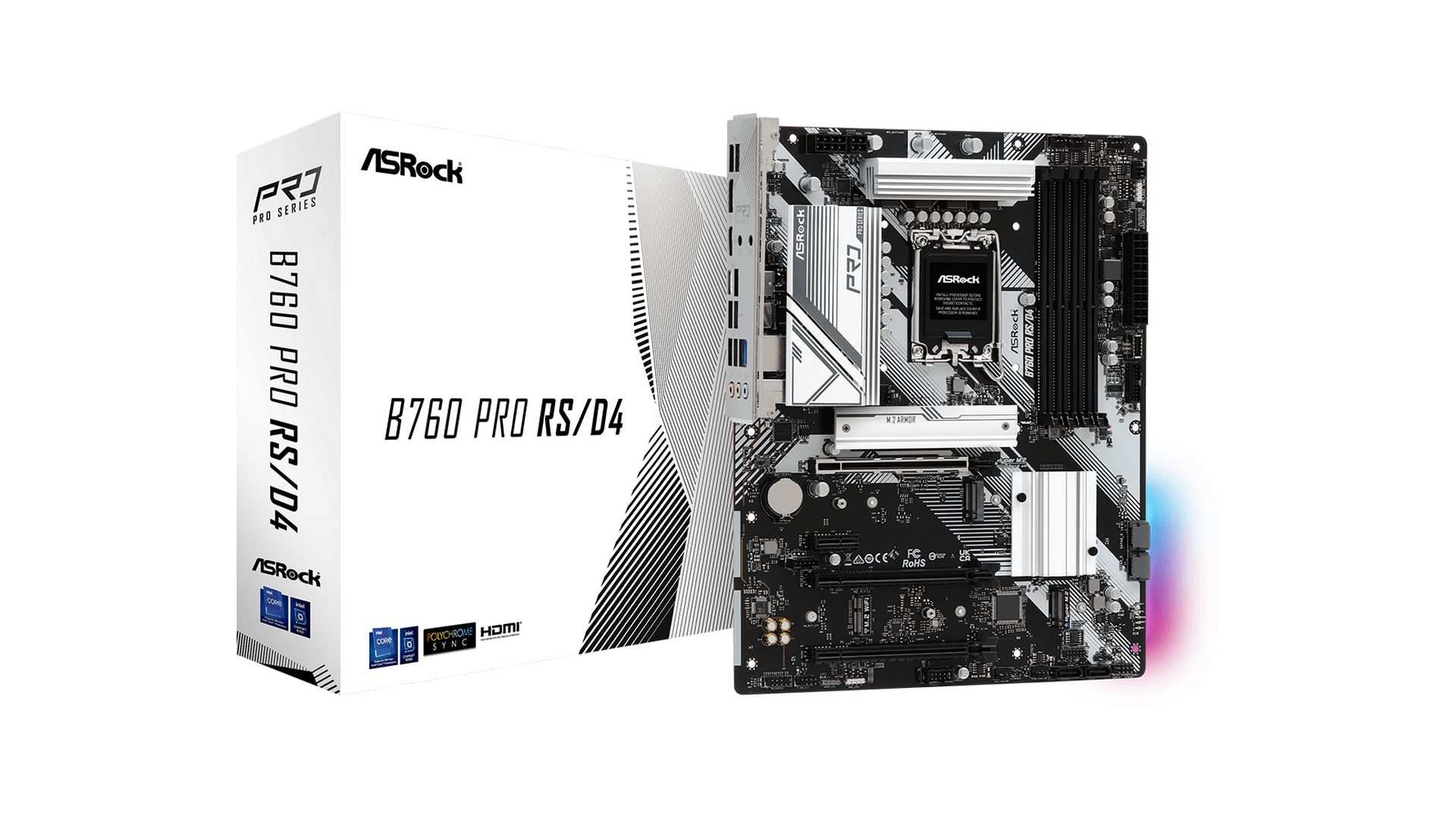 Mainboard ASRock B760 Pro RS/D4 (LGA1700 | ATX | 4 Khe RAM DDR4)