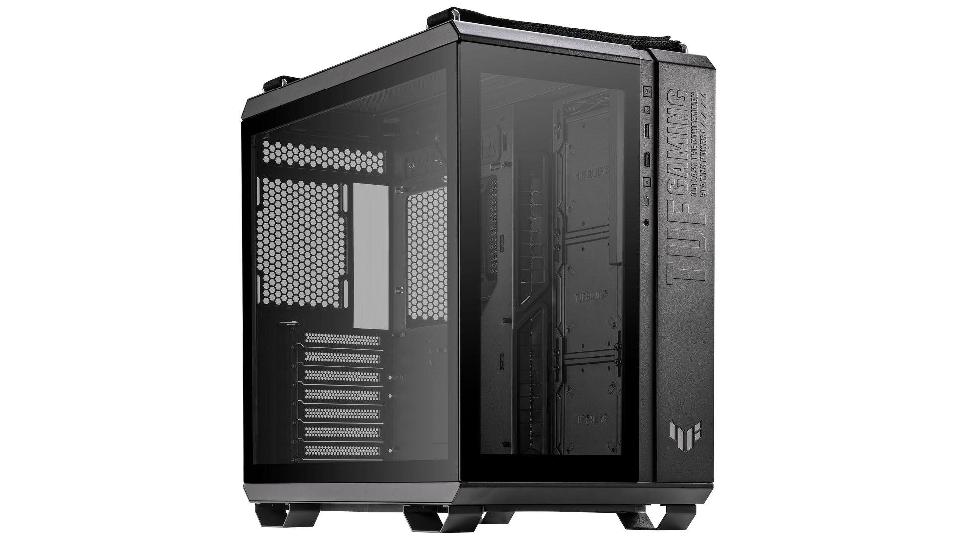 Vỏ Case TUF Gaming GT502 Black (Mid Tower| BLACK)