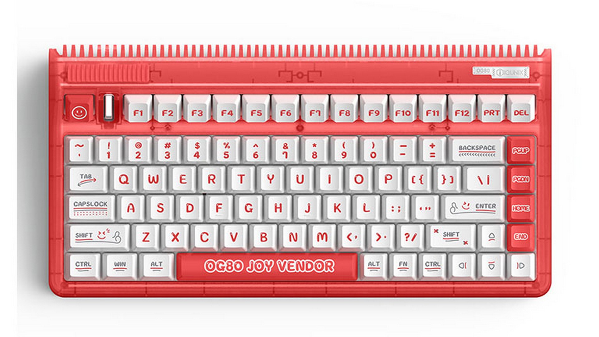 Bàn phím cơ IQUNIX OG80 Joy Vender RGB Cherry Silent Red (Cherry Stabs)