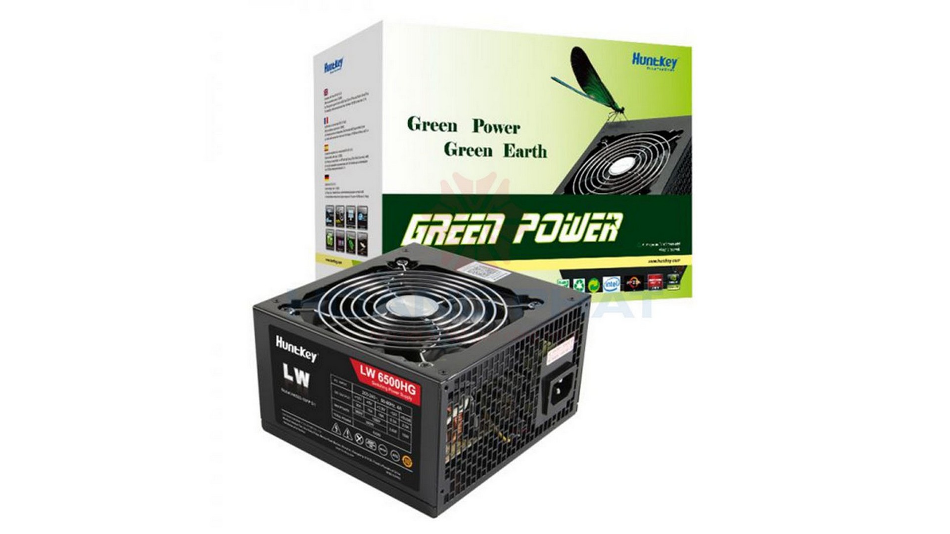 Nguồn máy tính Huntkey Green Power LW6500HG (500W | 80Plus)