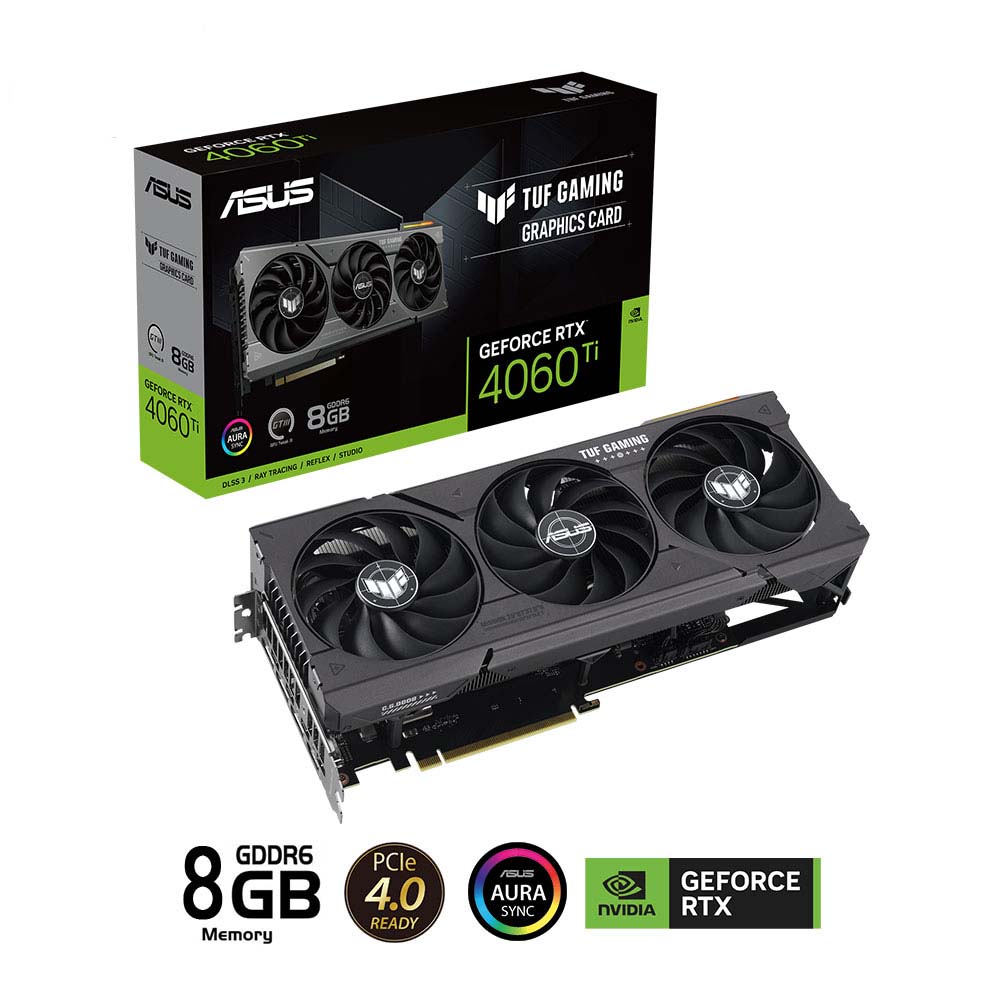Card Màn Hình ASUS TUF Gaming GeForce RTX 4060Ti 8GB 