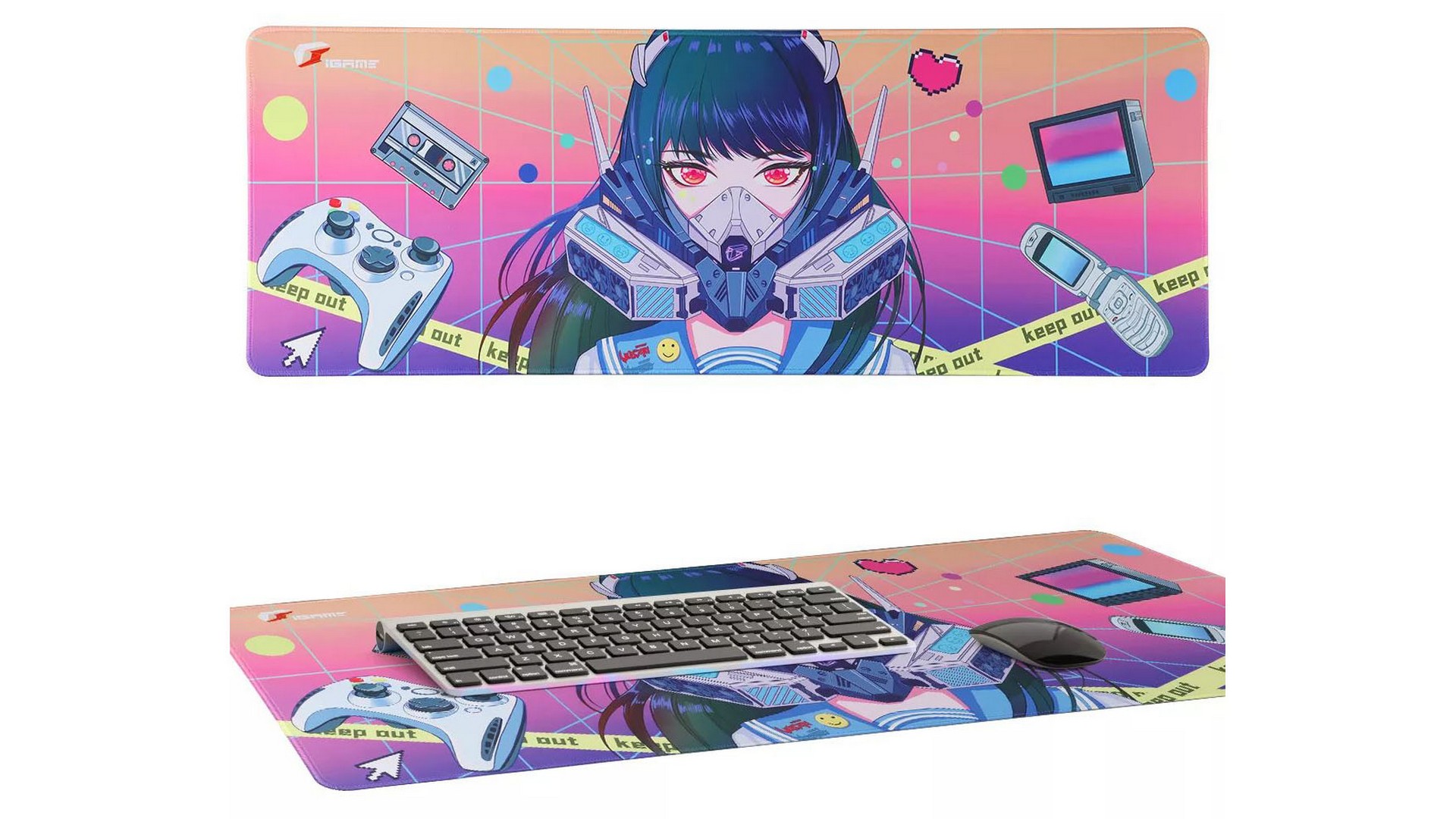 Pad Chuột Colorful igame Vaporwave (Vải | 900 x 300 x 3 MM)