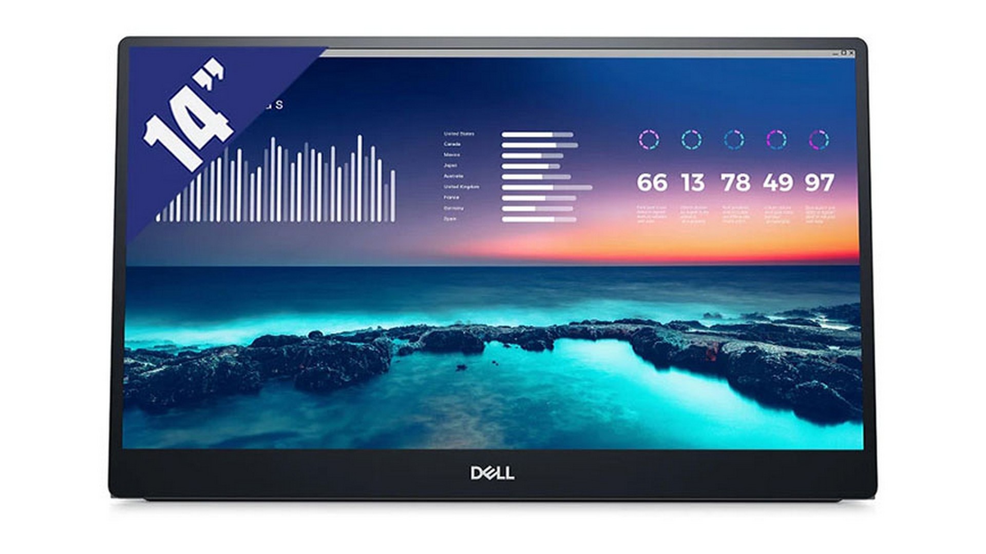 Màn hình Dell C1422H (14 inch | FHD | IPS | 60Hz)