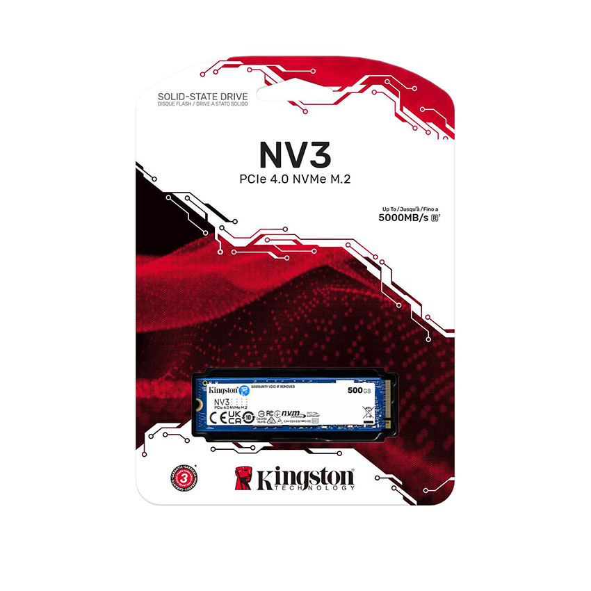 Ổ cứng SSD Kingston SNV3S 1TB (M.2 NVMe Gen 4 x 4 | Đọc 6000Mb - Ghi 4000Mb/s)
