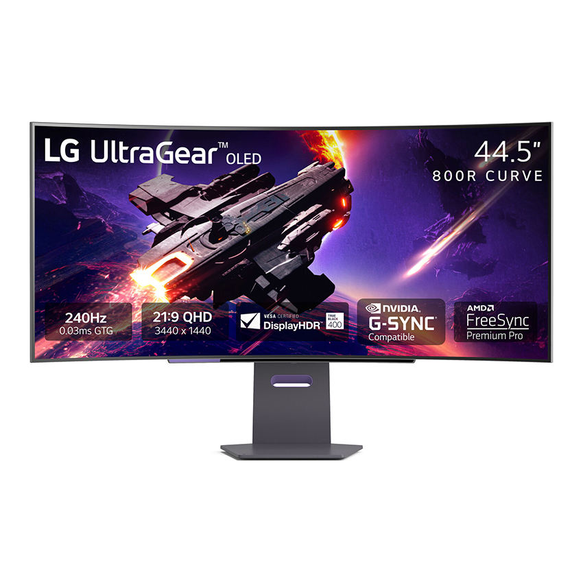 Màn hình OLED Gaming LG UltraGear 45GR95QE-B (44.5 inch WQHD OLED 240Hz Cong)
