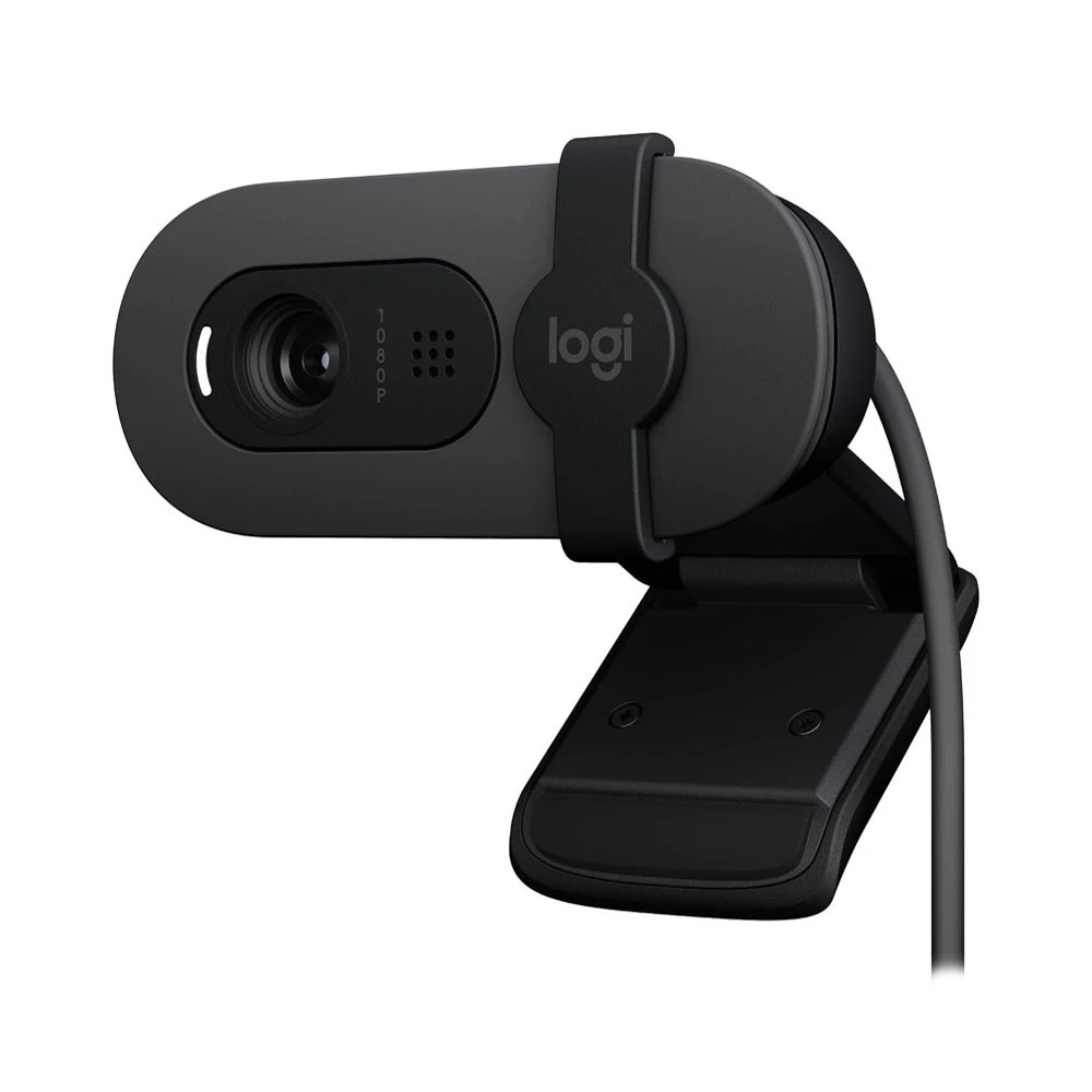 Webcam Logitech Brio 100 Full HD 1080p - Than chì