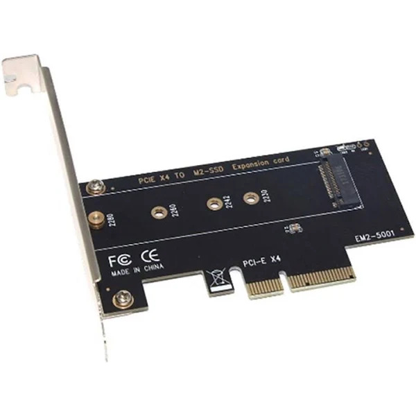 Card chuyển SSD M.2 NVMe ra PCI-E 4X SSU-EM2-5001