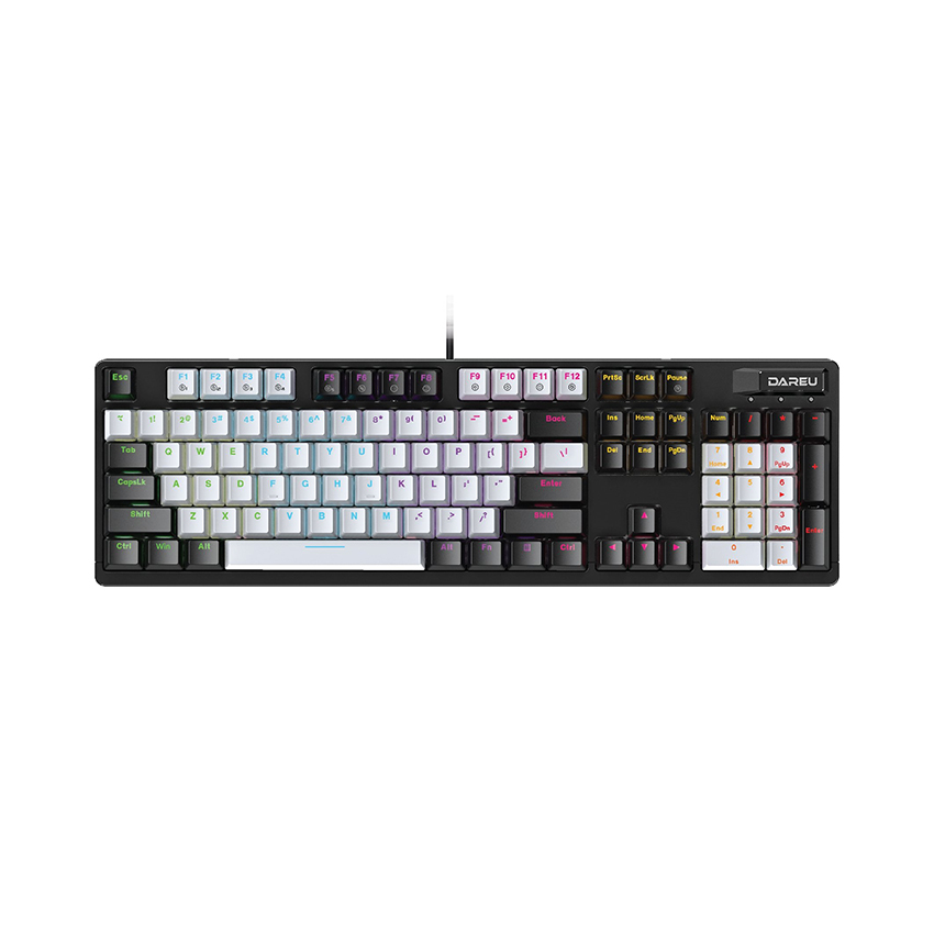 Bàn phím cơ DAREU EK1280X Black - Grey (Optical switch Blue)