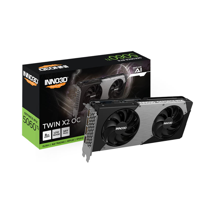 Card màn hình INNO3D RTX 5060 Ti Twin X2 OC 8GB GDDR7