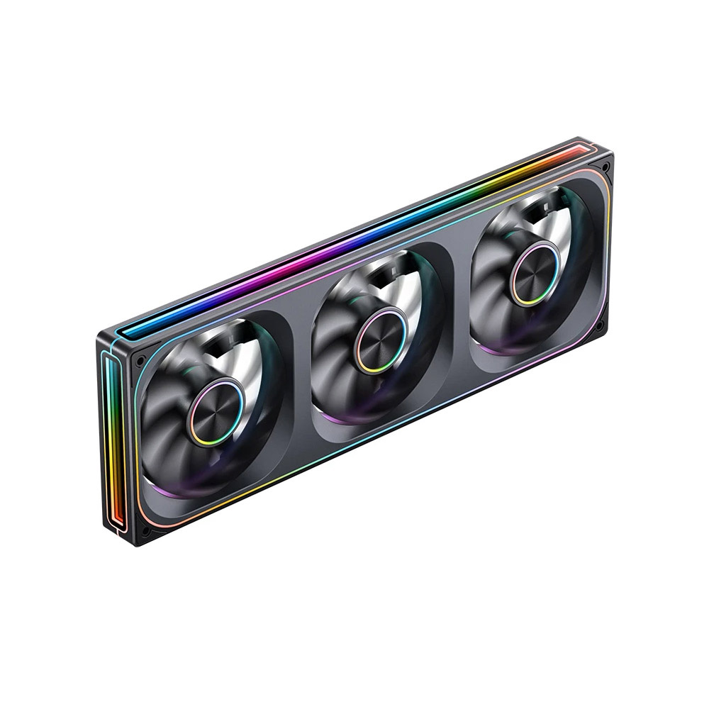 Fan case JONSBO ZA-360BR BLACK LED ARGB REVERSE (FAN ngược)