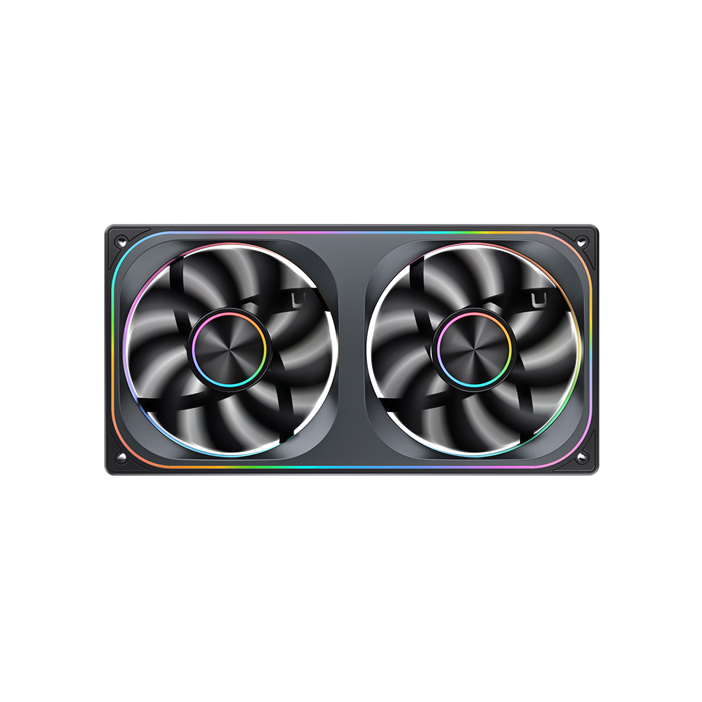 Fan Case JONSBO ZA-240BR BLACK LED ARGB infinity ( Fan Ngược)