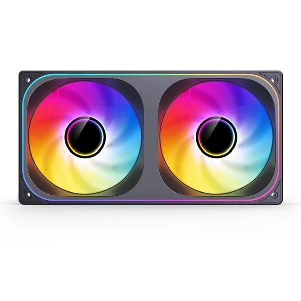 Fan case JONSBO ZB-240BR BLACK LED ARGB REVERSE (FAN ngược)