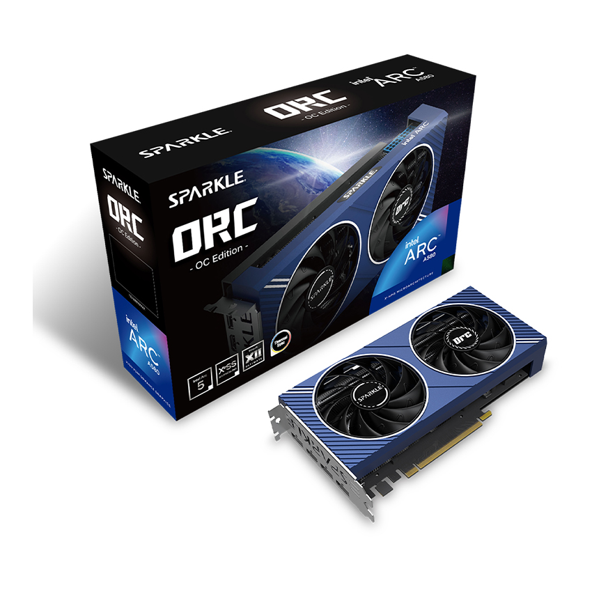 Card màn hình SPARKLE Intel Arc A580 ORC OC 8GB GDDR6 (SA580C-8GOC)
