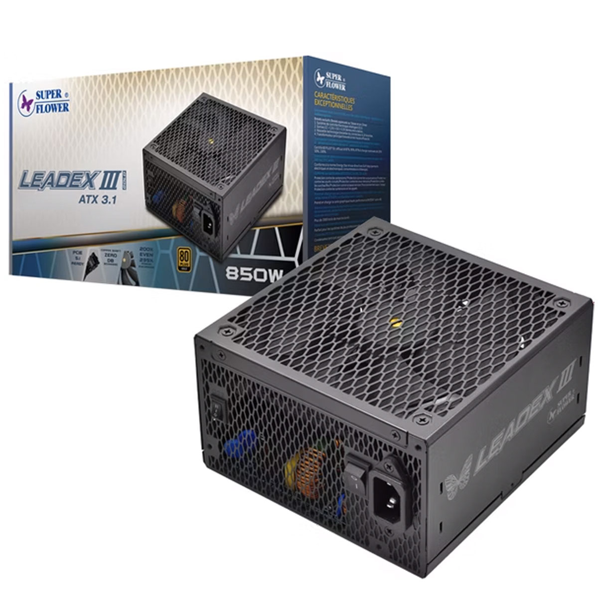 Nguồn SuperFlower LEADEX III Gold UP 850W ATX 3.1 PCIe 5.1 SF-850F14GE(GL)