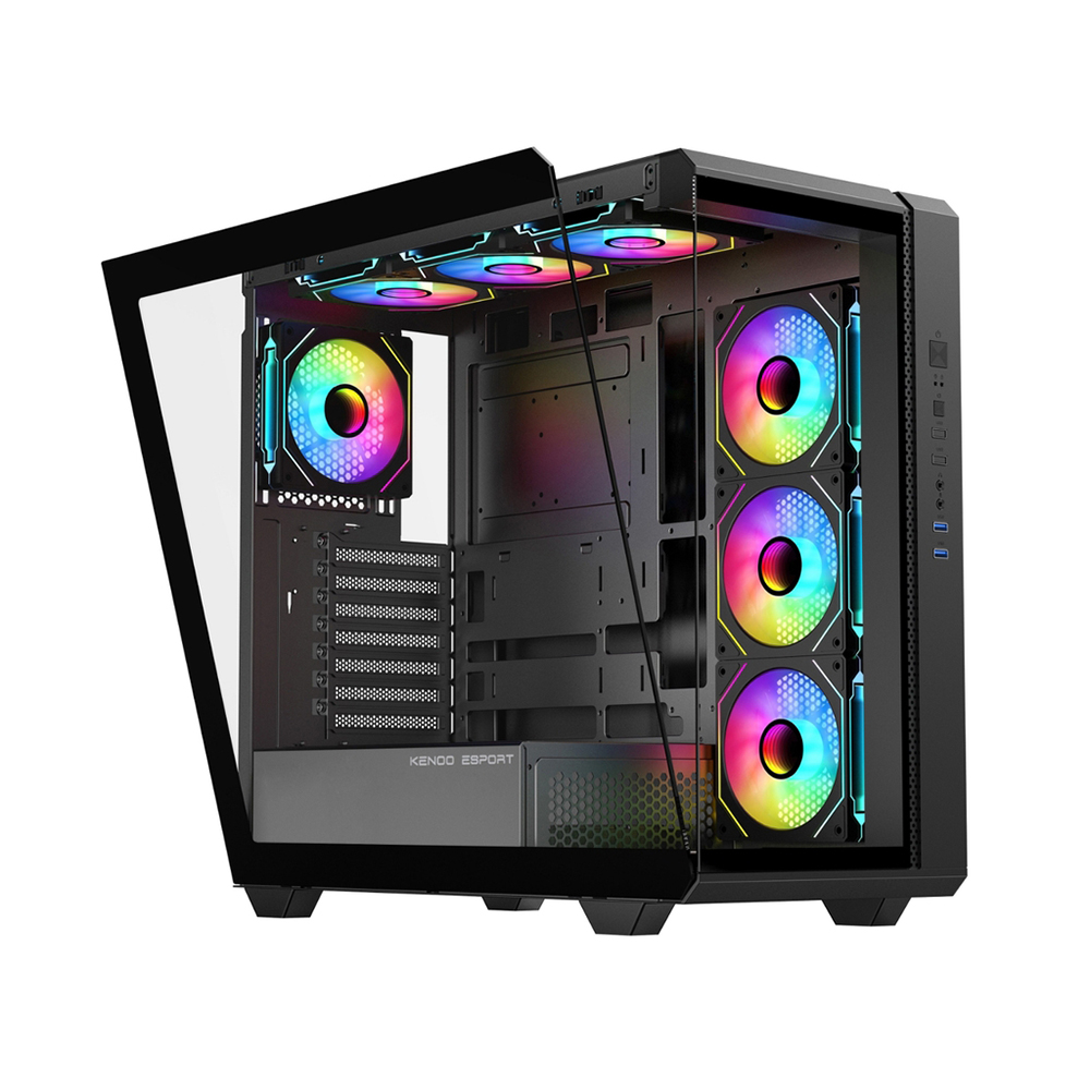 Vỏ máy tính KENOO ESPORT FK810 - Màu Đen