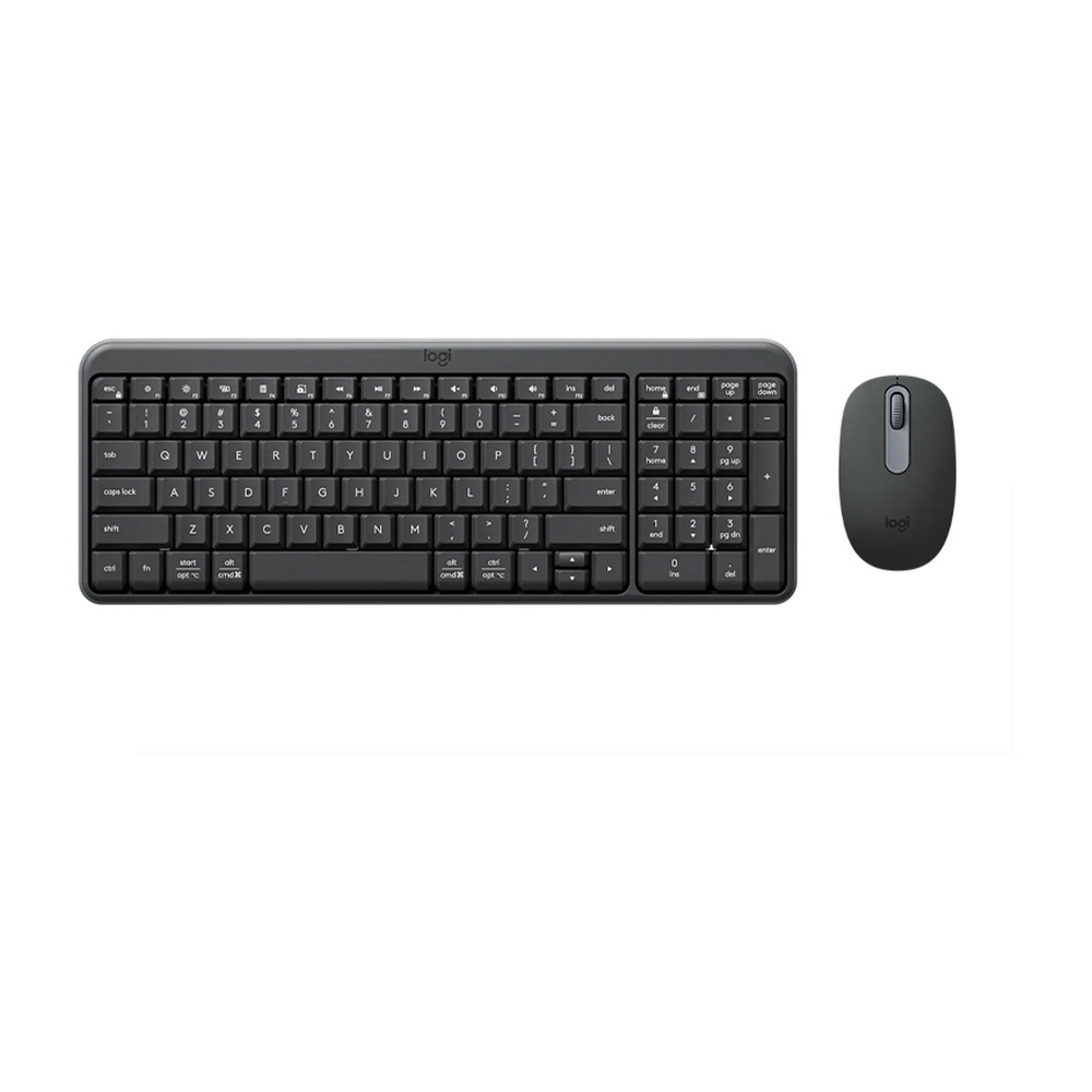Bộ bàn phím chuột không dây Logitech MK250 Bluetooth Black