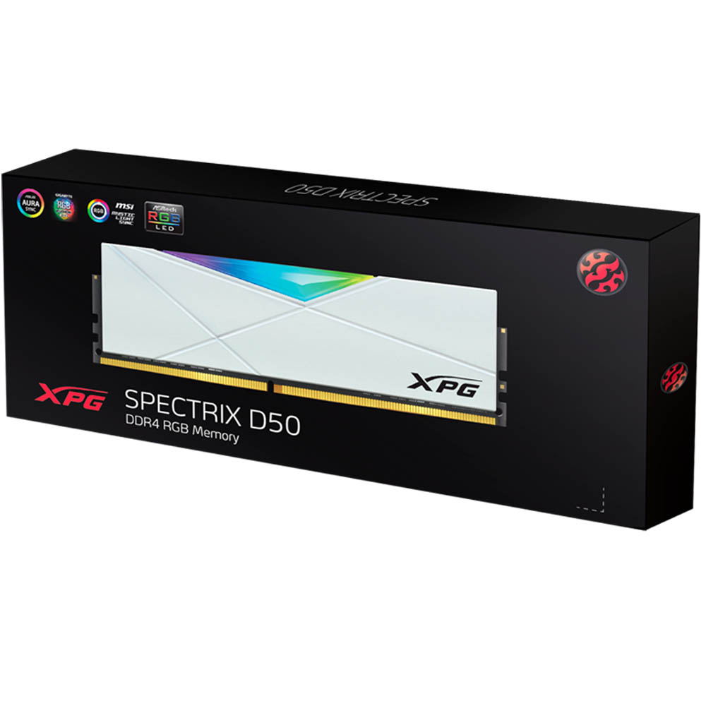 RAM Desktop Adata XPG Spectrix D50 RGB 16GB (2x8GB) DDR4 3200MHz