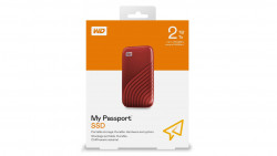 Ổ Cứng Di Động WD My Passport SSD 2TB Màu Đỏ WDBAGF0020BRD-WESN