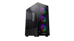 Vỏ Case Xigmatek NYA 3F Black (MidTower | Màu Đen | Sẵn 3 Fan)