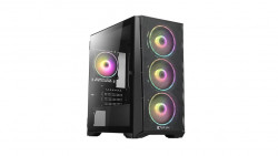 Vỏ case JETEK GAME SQUID X2 (MidTower| BLACK | Sẵn 3 FAN)