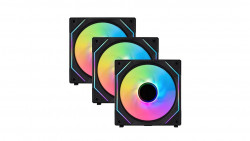 Fan Case LIAN LI Uni Fan SL Infinity 120 Triple Black (Bộ 3 quạt 120mm | BLACK | UF-SLIN120-3B)