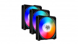 Fan Case LIAN LI Uni Fan AL 120 Triple Black (Bộ 3 quạt 120mm | BLACK)