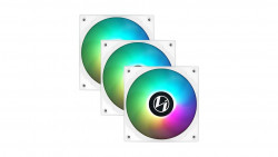 Fan Case LIAN LI ST120 Triple White ARGB 3 in1