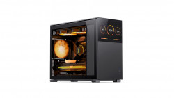 Vỏ Case JONSBO D31 SC Black ( Mini Tower | Black | Màn hình phụ 8")