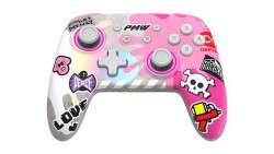 Tay cầm chơi game PWM  (IINE) Splatoon 3 Màu Hồng