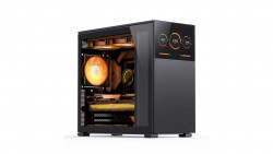 Vỏ Case JONSBO D41 STD SC Black (Mid Tower | Black | Màn hình phụ 8")