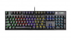 Bàn phím cơ E-DRA EK3104L Rainbow Black - Red switch