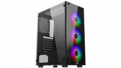 Vỏ Case Xigmatek Hero II 3F Black (EN45129 | MidTower | Màu Đen | Sẵn 3 Fan)