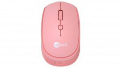 Chuột không dây Lecoo WS202 hồng (USB)