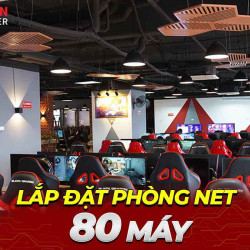 Lắp đặt phòng net 80 máy
