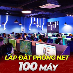 Lắp đặt phòng net 100 máy