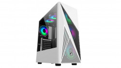 Vỏ Case VITRA POSEIDON R12 White (Mid Tower / Trắng / Tặng kèm 3 fan RGB)