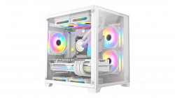 Vỏ Case GAMING Start - AQua (M-ATX | Màu trắng)