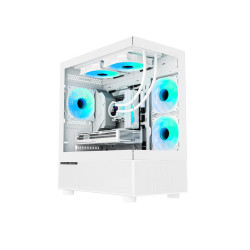 Vỏ Case KENOO ESPORT MK200 White (M-ATX, Màu Trắng)