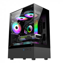 Vỏ Case KENOO ESPORT MK100 (M-ATX | Màu Đen)