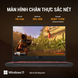 Laptop ASUS TUF Gaming A15 FA507NUR-LP101W (AMD Ryzen 7 7435HS | RTX 4050 |16GB | 512GB | 15.6 inch FHD 144Hz | Win 11 | Xám)
