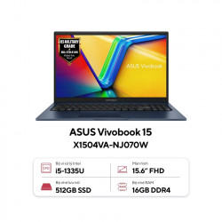 Laptop Asus Vivobook 15 X1504VA NJ070W (Core i5-1335U | 16GB | 512GB | Intel Iris Xe | 15.6 inch FHD | Win 11 | Xanh)