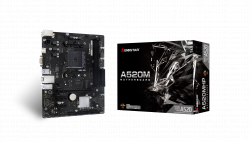 Mainboard Biostar A520MHP (AMD A520, M-ATX, 2 khe RAM DDR4)