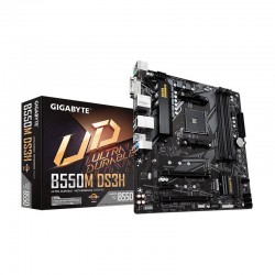 Mainboard Gigabyte B550M-DS3H (AMD B550, Socket AM4, m-ATX, 4 khe RAM DDR4)