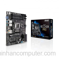 Mainboard Asus WS C246M PRO (Intel C246, LGA 1151, U-ATX, 4 khe RAM DDR4)